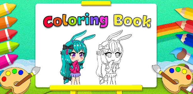 Coloring Gasha And Drawing screenshot 1