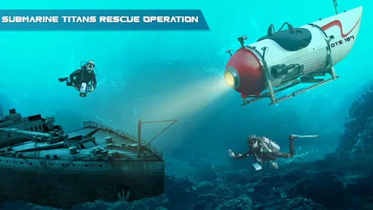 Submarine Titans Rescue Ship screenshot 13