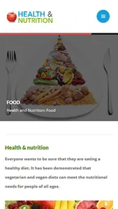 Health and Nutrition screenshot 1