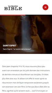 La Sainte Bible Etude Biblique screenshot 1