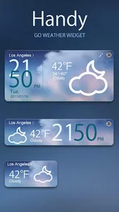 Handy GO Weather Widget Theme screenshot 0