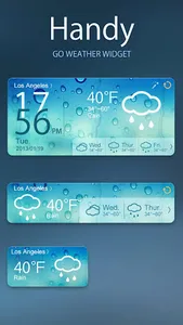 Handy GO Weather Widget Theme screenshot 1