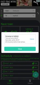 Gautrain App screenshot 3