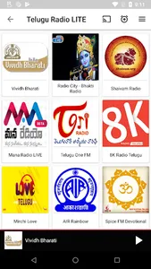 Telugu FM Radios HD screenshot 1