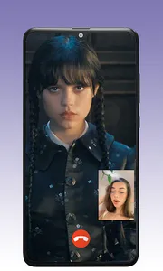 Wednesday Addams Fake call screenshot 4