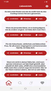 Liebesbriefe screenshot 2