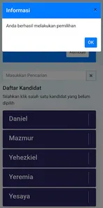 E-Vote MUPEL VI MAMRE screenshot 5