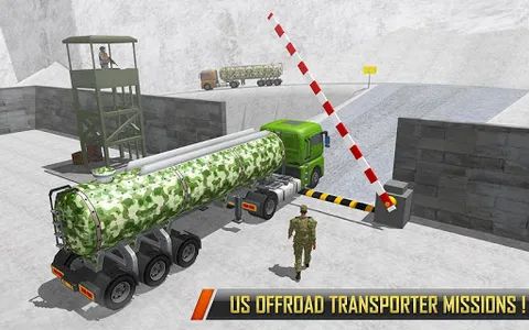 Military Oil Tanker Truck Game screenshot 14