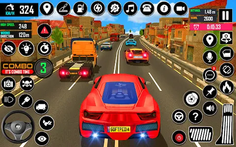 Highway Car Racing 3D Games screenshot 0