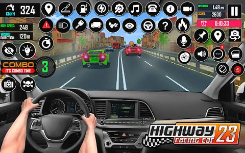 Highway Car Racing 3D Games screenshot 12