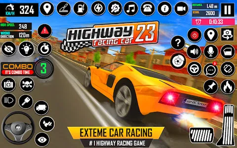 Highway Car Racing 3D Games screenshot 14