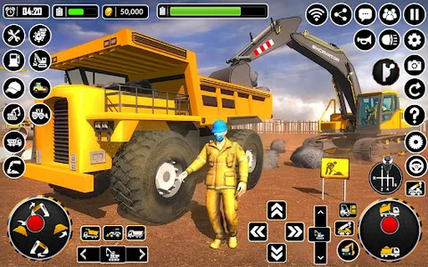 City Heavy Excavator Crane 3D screenshot 1