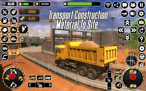 City Heavy Excavator Crane 3D screenshot 6