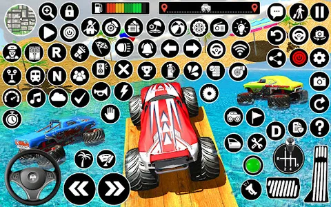 Monster Truck Water Surfing 3D screenshot 1