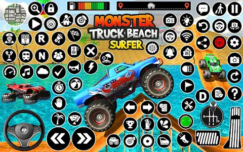 Monster Truck Water Surfing 3D screenshot 11