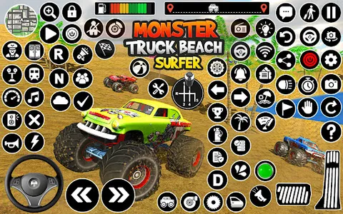 Monster Truck Water Surfing 3D screenshot 2