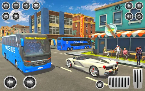 US Police Bus Simulator Game screenshot 1