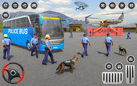 US Police Bus Simulator Game screenshot 13