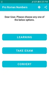 Learn & Pro Roman Number screenshot 1