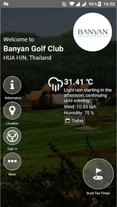 Banyan Golf Club Hua Hin screenshot 1