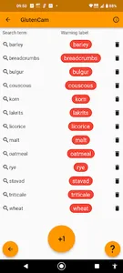 Gluten Cam - text scanner screenshot 5