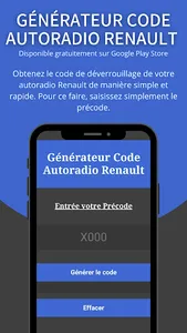 Générer Code Autoradio Renault screenshot 0