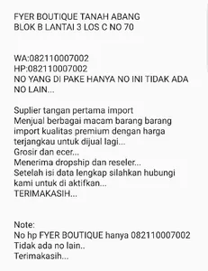 FYER BOUTIQUE  Tanah Abang screenshot 7