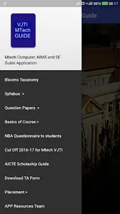 VJTI MTech Computer Guide screenshot 0