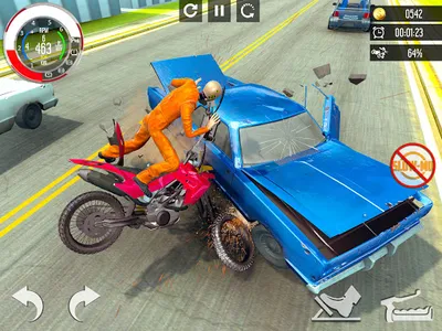 Bike Crash Beam Drive 3D: Deat screenshot 19