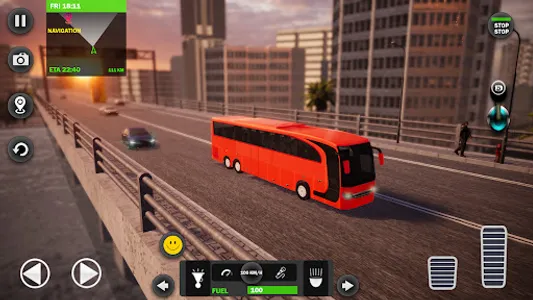 Bus Driving Sim-Offroad Coach screenshot 4