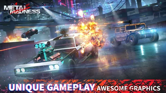 METAL MADNESS PvP: Car Shooter screenshot 1