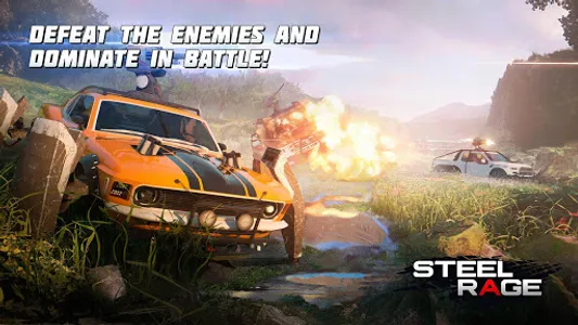 Steel Rage: Mech Cars PvP War screenshot 1