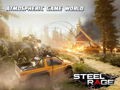 Steel Rage: Mech Cars PvP War screenshot 14