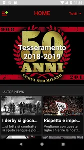 Curva Sud Milano screenshot 0