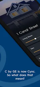 Cync (the new name of C by GE) screenshot 1