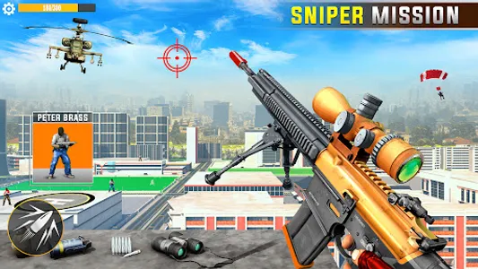 Banduk Game - Sniper Gun Games screenshot 1