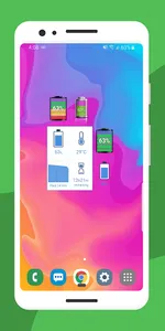 Battery Widget % Level Plus screenshot 1