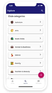 GEM Clubs screenshot 1