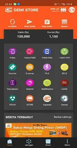 GEMI STORE | Pulsa, PPOB dan T screenshot 1