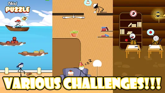 Stickman: Thief puzzle screenshot 5