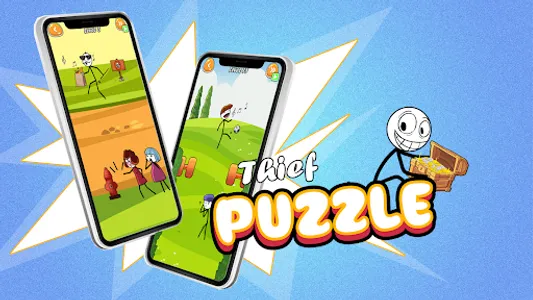 Stickman: Thief puzzle screenshot 6