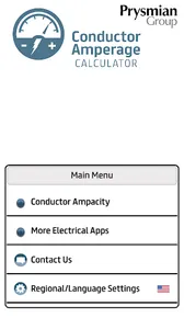 Prysmian Group Conductor Amps screenshot 0