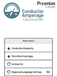 Prysmian Group Conductor Amps screenshot 10