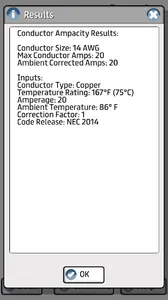 Prysmian Group Conductor Amps screenshot 3