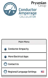 Prysmian Group Conductor Amps screenshot 5