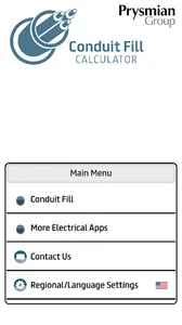 Prysmian Group Conduit Fill screenshot 0