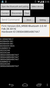 Generalscan SDK Demo screenshot 2
