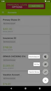 Genisys Mobile Banking screenshot 1