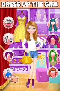 Cute Doll Dress Up Girls Game screenshot 3