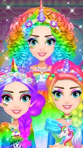 Unicorn Girl Hair beauty Salon screenshot 6